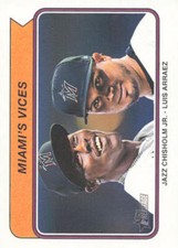 2023 Topps Heritage HN Baseball Miami's Vices #CC-9    Combo Cards