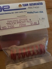 Vintage Team Associated Truck Front Red Shock Springs 3.90 RC 7430 NEW 