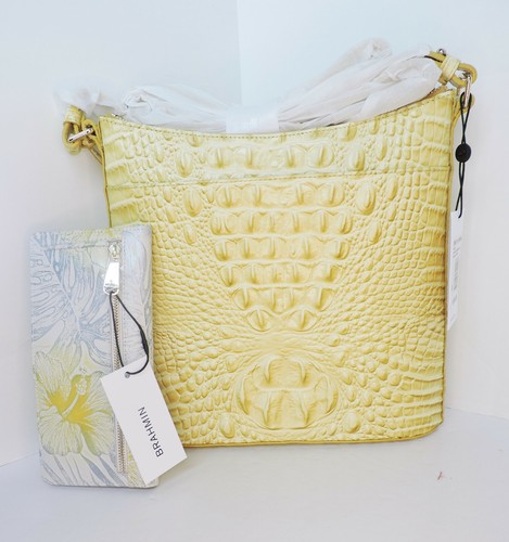 Bandolera Brahmin Katie Limonada Melbourne Cuero Ady Limonada Nostalgia Nueva con Etiquetas - Imagen 9 de 12