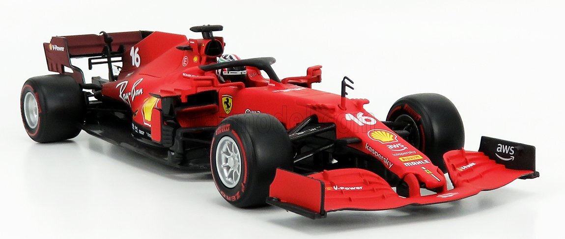Burago 1/18 Ferrari F1 SF21 Leclerc 2021 foto 4