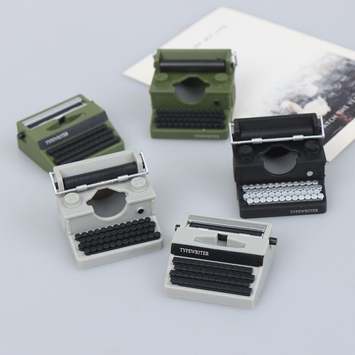 1:12 Casa delle bambole Mini ornamenti simulazione macchina da scrivere Bambola - Imagen 10 de 17