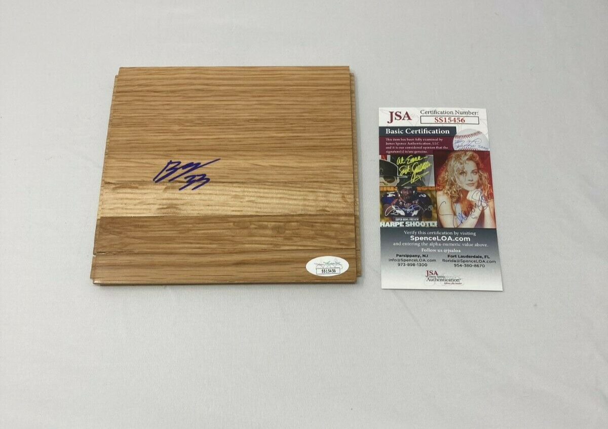 Ben Gregg Autographed Signed Gonzaga Bulldogs Floor JSA COA 