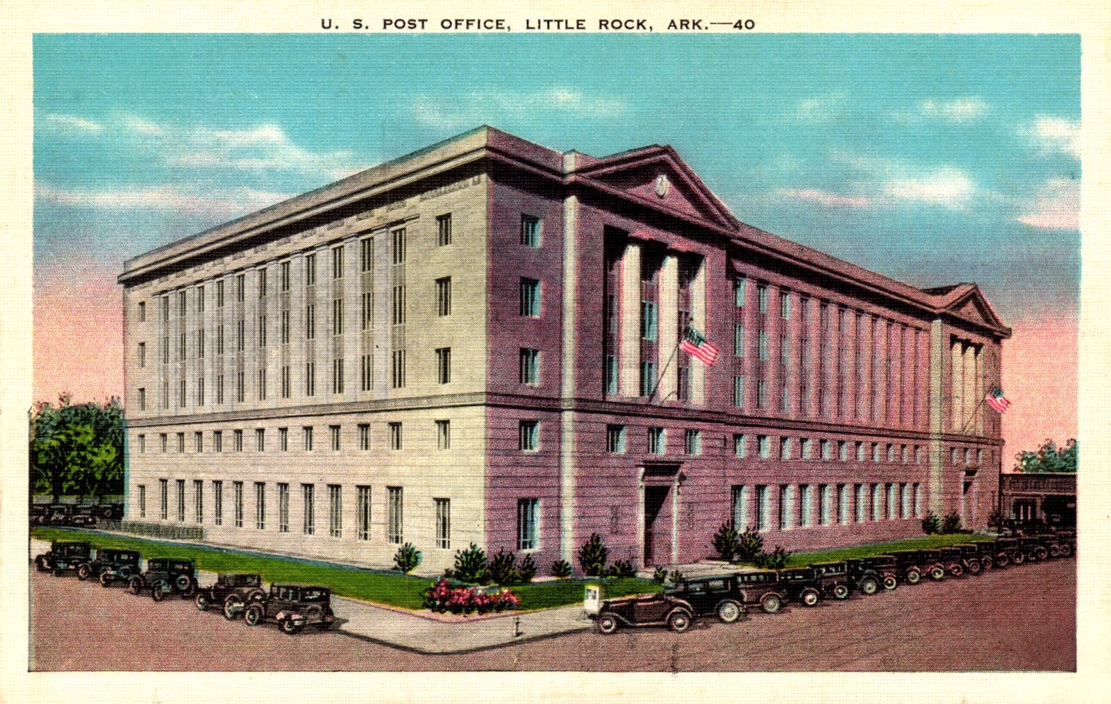 US Post Office Little Rock Arkansas Postcard Unposted eBay