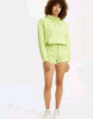 Levis womens lime light 501 shorts size 31