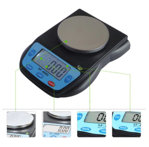 Digital Electronic Scales 600g x 0.01g Balance Weigh LCD Display Lab Industrial - Picture 4 of 8