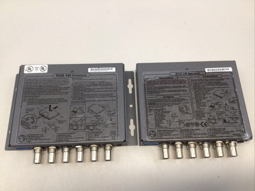 2 Extron RGB 440 Universal Mountable Interface Free Shipping NO CABLES - Picture 3 of 5