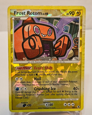 Frost Rotom RT2 Ultra Rare Platinum: Rising Rivals Pokemon 1550