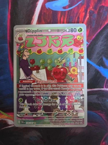 Dipplin 170/167 Twilight Masquerade Illustration Rare Full Art Holo Pokemon Card