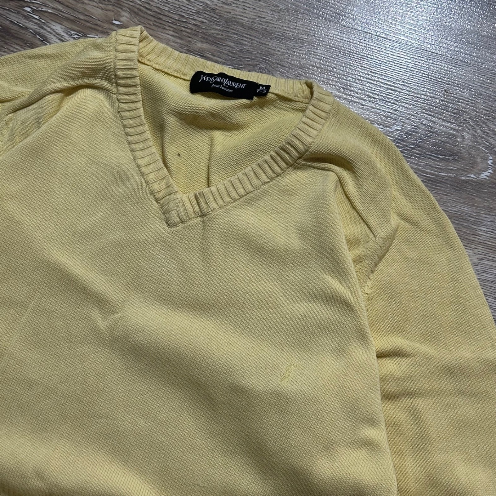 Maglione maglia lana uomo vintage Yves Saint Laurent taglia M