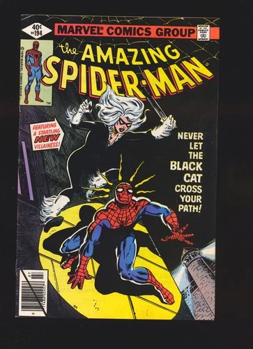 Amazing Spider-Man # 194 - 1st Black Cat VF Cond