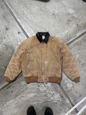 Vintage 2006 J14 BRN Carhartt Santa Fe Jacket with back Embroidery Size XL