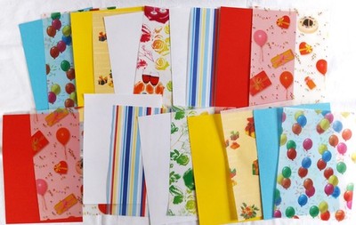 Hobbyauflösung (N24) Vellum Tranparentpapier Set Happy Birthday