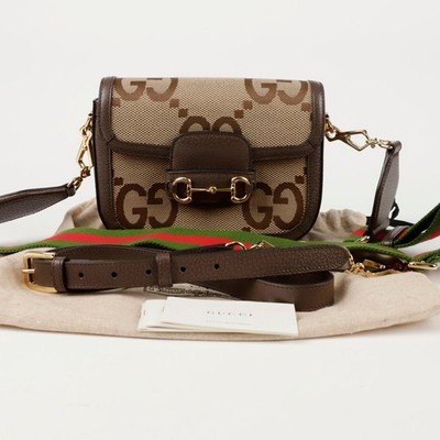 Gucci Horsebit 1955 Jumbo GG Mini Shoulder Crossbody Bag 658574 150319498