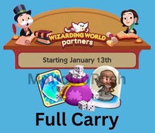 Wizarding World Partners Mono poly go Full Carry 80K POINT  FAST  CHEAP 