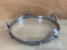 8-Inch Bongo Conga Hand Drum RIM Hoop Counterhoop Part Mystery Brand Chrome Vtg