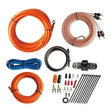 RD Rock Direct True Spec 8 Gauge Car Audio Cable Amp Wiring Kit - 2 Channel 