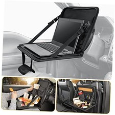 3 in 1 Steering Wheel Eating Tray, Car Back Seat Laptop Desk, Large Black
