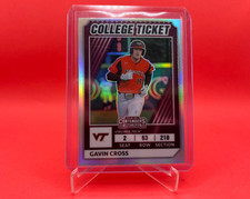 2022 Elite Extra Edition GAVIN CROSS College Ticket Optic Holo Prizm #CTO-2 !!