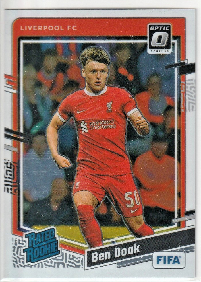 2023-24 Panini Donruss FIFA - Optic Rated Rookie Ben Doak #182 RC Liverpool