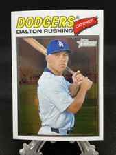 2026 Topps Heritage Chrome Dalton Rushing #246 Los Angeles Dodgers