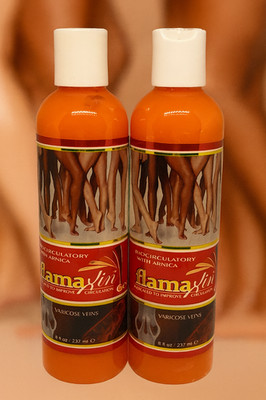 Pack of 2 Flamaxin 16 oz Varicose Spider Veins cream Horse Chestnut Legs piernas