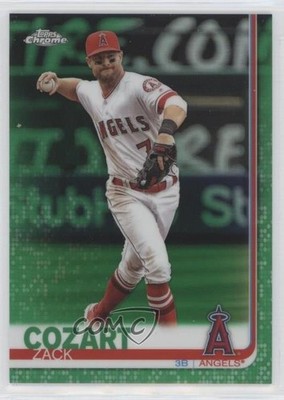 2019 Topps Chrome Green Wave Refractor 37/99 Zack Cozart #43 0q3