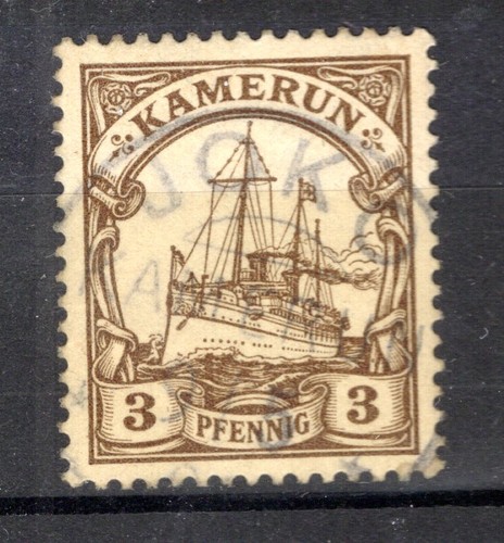 Cameroon 7 With Stamp JOKO Gest. (DA3654)