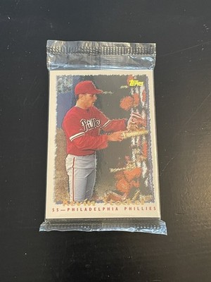 1995 Topps CyberStats (Spectralight) Sealed Pack Stocker Greene Phillies