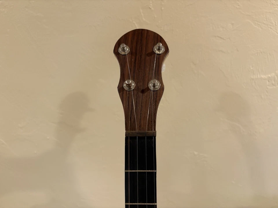 Hand Made 5 String Banjo 11’ Maple Pot & Ebony Finger Board. New Case Included - Image 3 of 4
