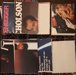 Einmaliges Angebot Konvolut aus weit über 200 Original Din A1 Filmplakaten