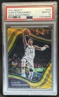 2021-22 Select Giannis Antetokounmpo Gold Wave Prizm Courtside #292 PSA 10