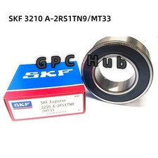 1PC NEW SKF 3210 A-2RS1TN9/MT33 Double Row Angular Contact Bearing 50x90x30.2mm