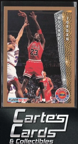 Michael Jordan 1992-93 Fleer #238 Chicago Bulls League Leader Scoring