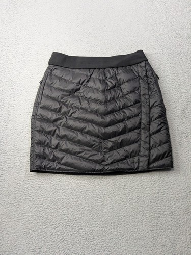 Aventure Down Puffer Wrap Skirt Womens Medium Black Puffer Insulated Lined Black - Picture 1 of 11