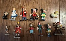 hand-painted plastic figurines Louis Marx Toy Disneykins rare lot antique