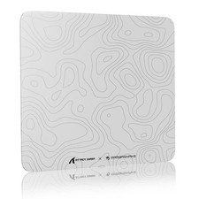 ATTACK SHARK CM05 Glass Gaming Mouse Pad,17.7x15.7 in Large Mouse Mat Non