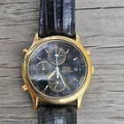 Vintage Seiko World Timer Alarm Quartz 37mm Wristwatch 5T52-6A39 New Battery