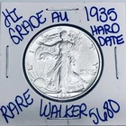 1935 WALKING LIBERTY SILVER HALF DOLLAR AUTHENTIC U.S.MINTCOIN FREESHIPPING 5680