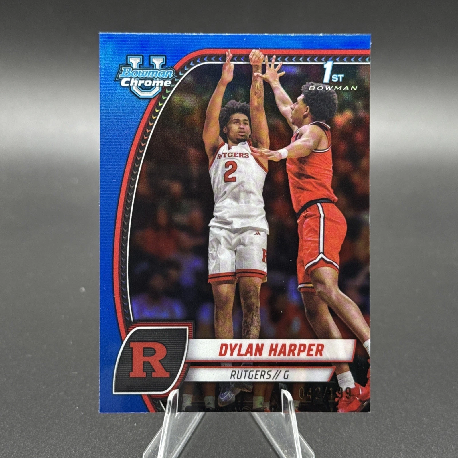 Dylan Harper  2024-25 Bowman U Chrome #22 Blue Refractor /199 Rookie