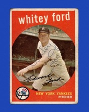 1959 Topps Set-Break #430 Whitey Ford LOW GRADE (marked) (crease) *GMCARDS*