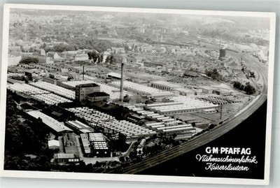 13550896 - 6750 Kaiserslautern Werbung Pfaf AK Fabriken Naehmaschine