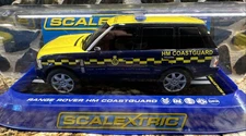 Scalextric #C2877 1:32 Scale Range Rover HM Coast Guard NIP Slot Car!