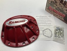 Rancho Rs6218 Front Dana 30 Axle Differential Cover Red For 97-18 Jeep Wrangler