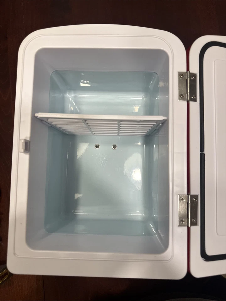 MINI MANCAVE COCA-COLA Refrigerator Koolatron Hot Cold 11" High 7" Wide 10" Deep - Image 2 of 4