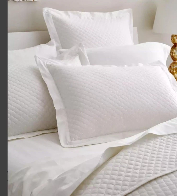 Charter Club Damasco Acolchado KING Juego de Cobertores 3 Piezas 210 Hilos Blanco Foto 2 de 4