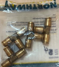 1/4" Tube Northway® Brass Push-to-Connect DOT Union Tee 5129530