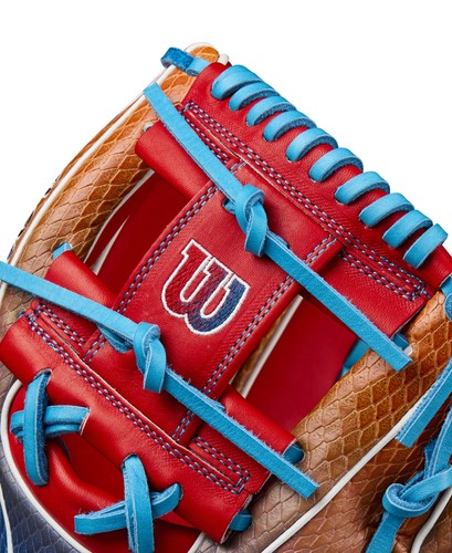 Wilson 2025 Summer A2K SuperSnakeSkin 11.5 Inch 1786SS Baseball Glove - Picture 6 of 7