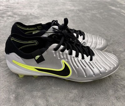 Nike Tiempo Legend 10 Elite AG Pro Soccer Cleats Silver HF4378-002