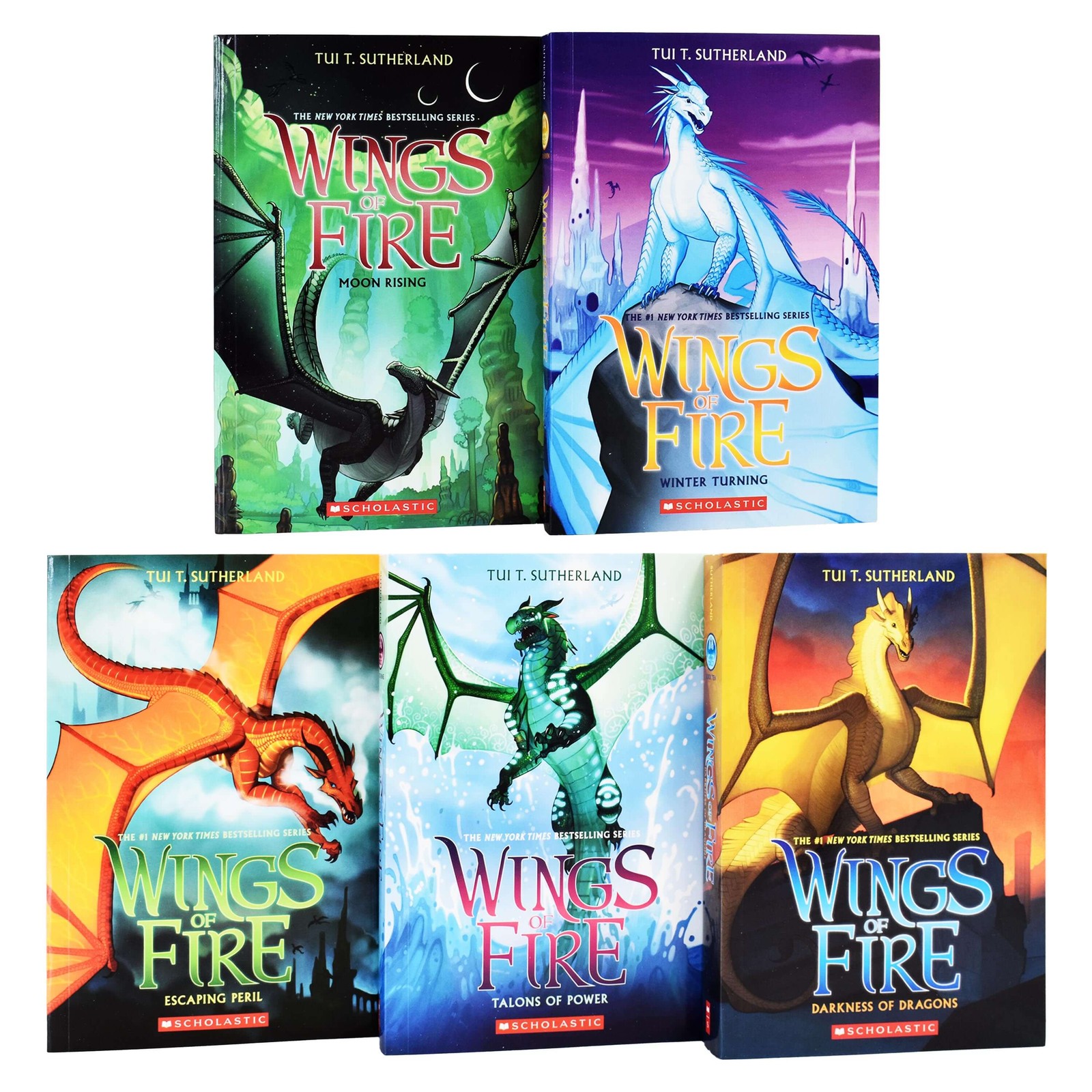 Wings of Fire The Jade Mountain Prophecy 5 Books (6-10) By Tui T. Sutherland