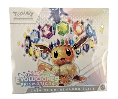 Pokemon TCG Prismatic ETB Sealed Box *SPANISH* Prismatische Evolutions